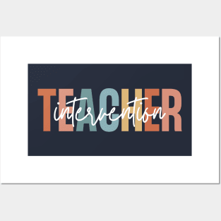 Intervention Teacher Posters and Art